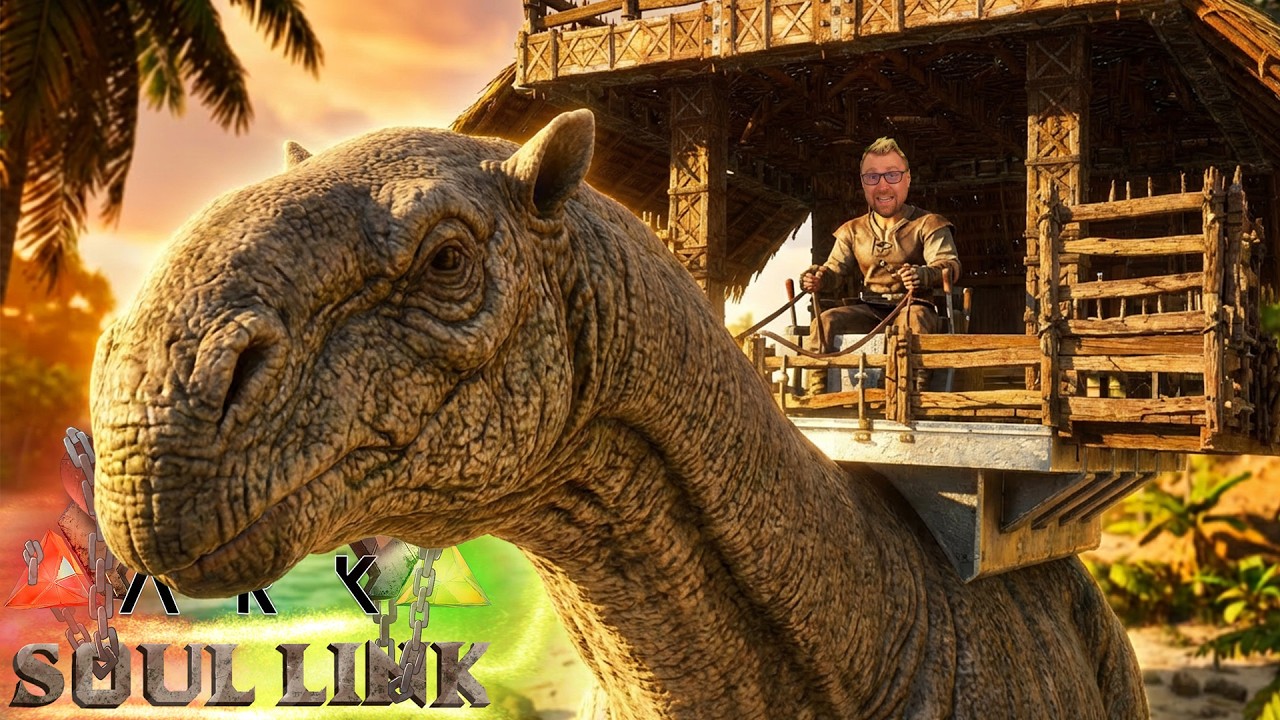 ICH BAUE EINE BASE AUF EINEM PARACER! (TAG 5) | Ark Soul Link (Hardcore)