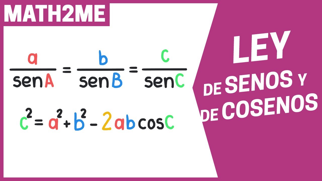 CUANDO USAR LA LEY DE SENOS o LA LEY DE COSENOS en un triángulo