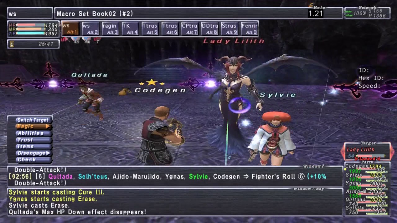 FFXI Monk Solo of Maiden of Dusk II (Lilith): Daybreak+Earring drops