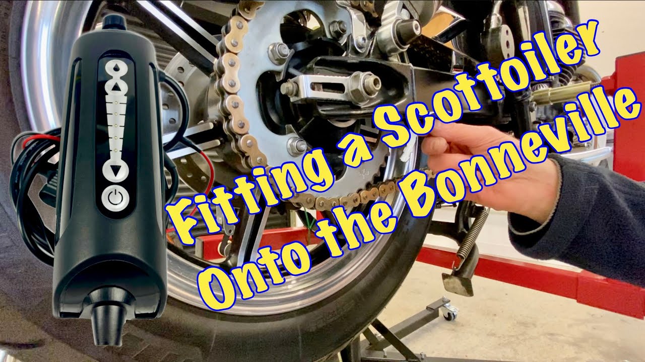 Triumph Bonneville SE 865 - Fitting a Scottoiler X System