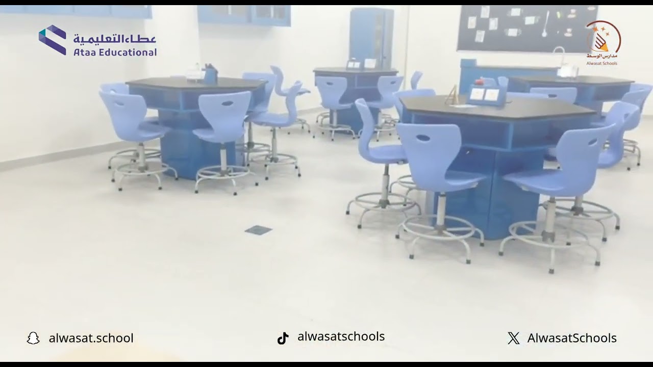إعلان تعريفي | مدارس الوسط الاهلية - قسم الثانوي بنات | تصميم ومونتاج وأداء صوتي: جنى النجار