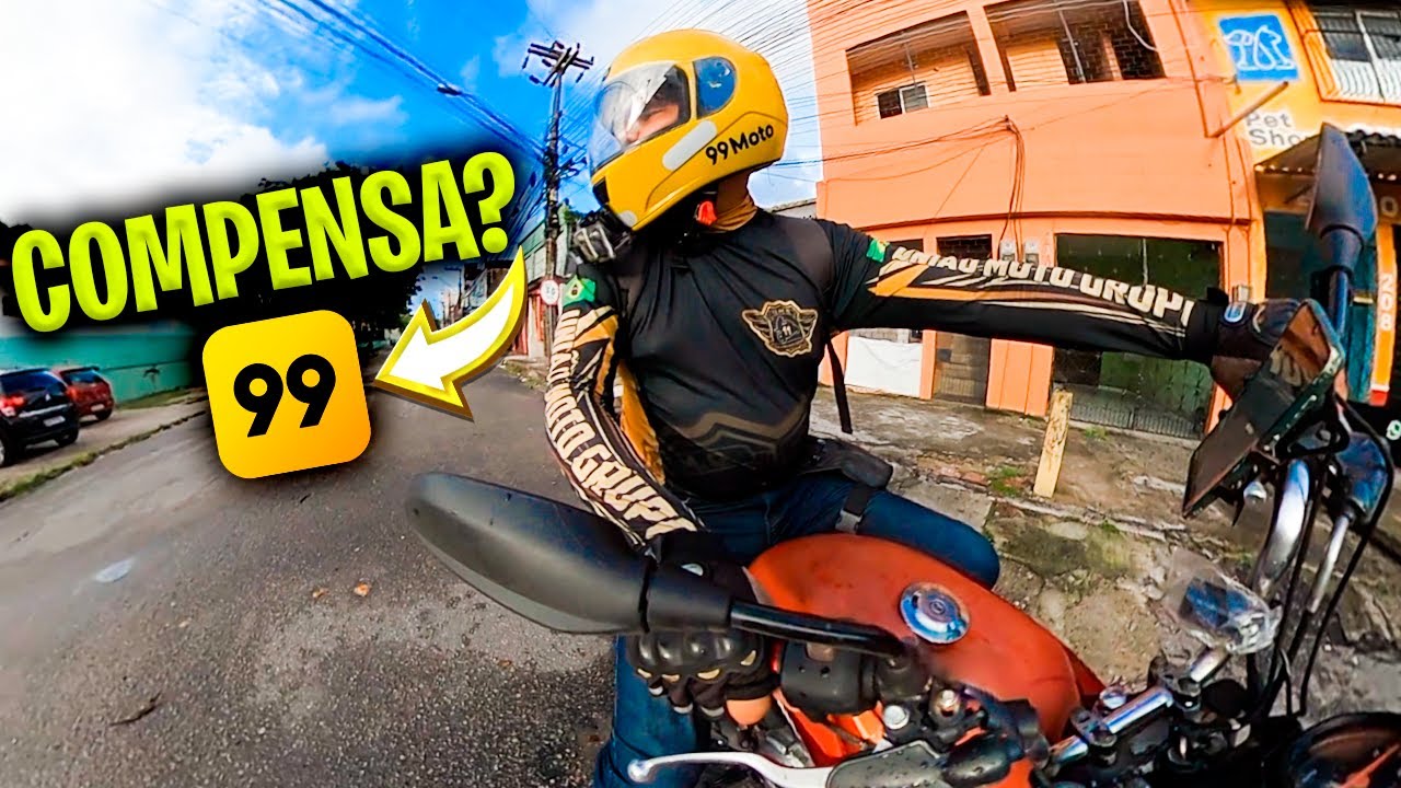 Rodar na 99 moto vale a pena? MOSTRANDO NA PRÁTICA!