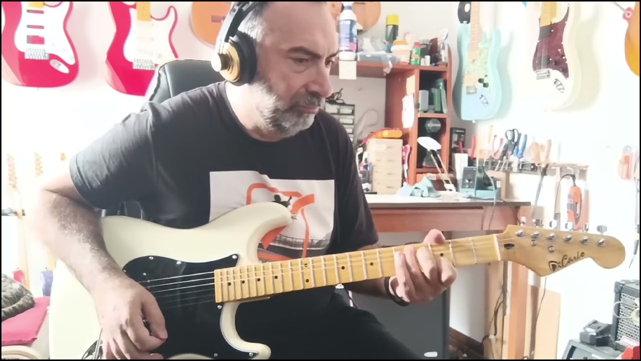 Un gran bel film demo guitar #dicarloguitars ST Delonge style