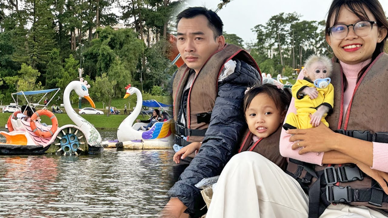 Picnic Lucky P2: Lucky with Family Duck Pedal and Surprise Happens