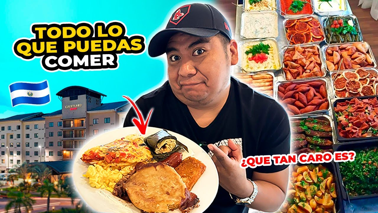 🤔 ¿QUE TAN CARO es el DESAYUNO BUFFET en un HOTEL de EL SALVADOR? *aquí la verdad*