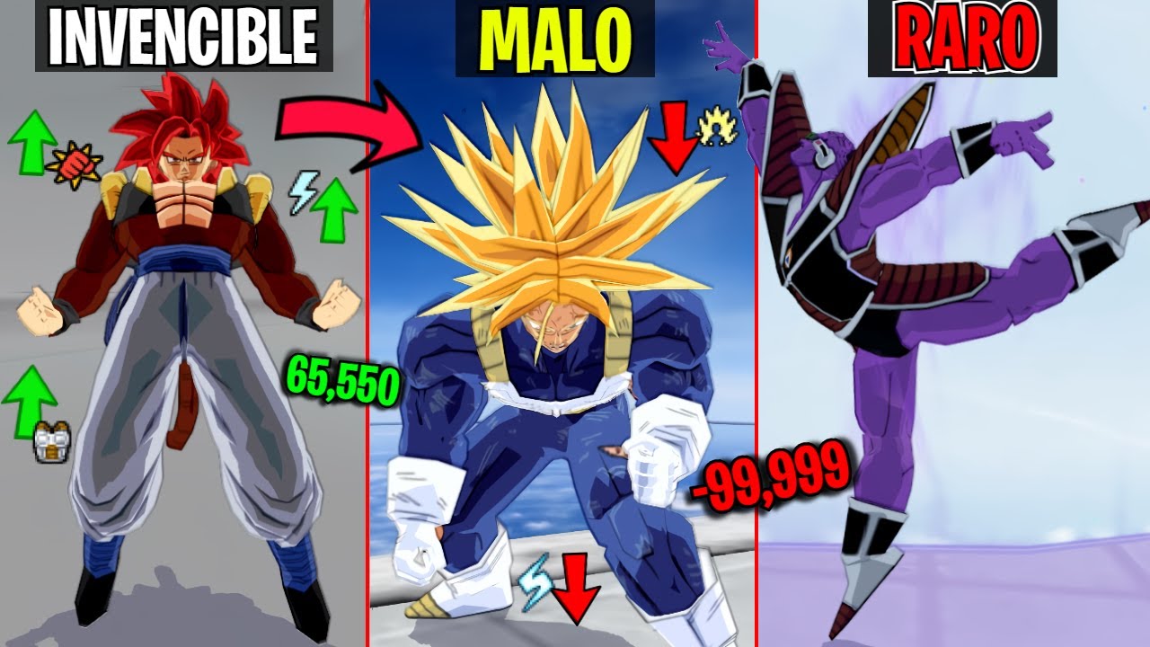 Los 10 MEJORES Y 10 PEORES PERSONAJES del TENKAICHI 3 Zenkai Z