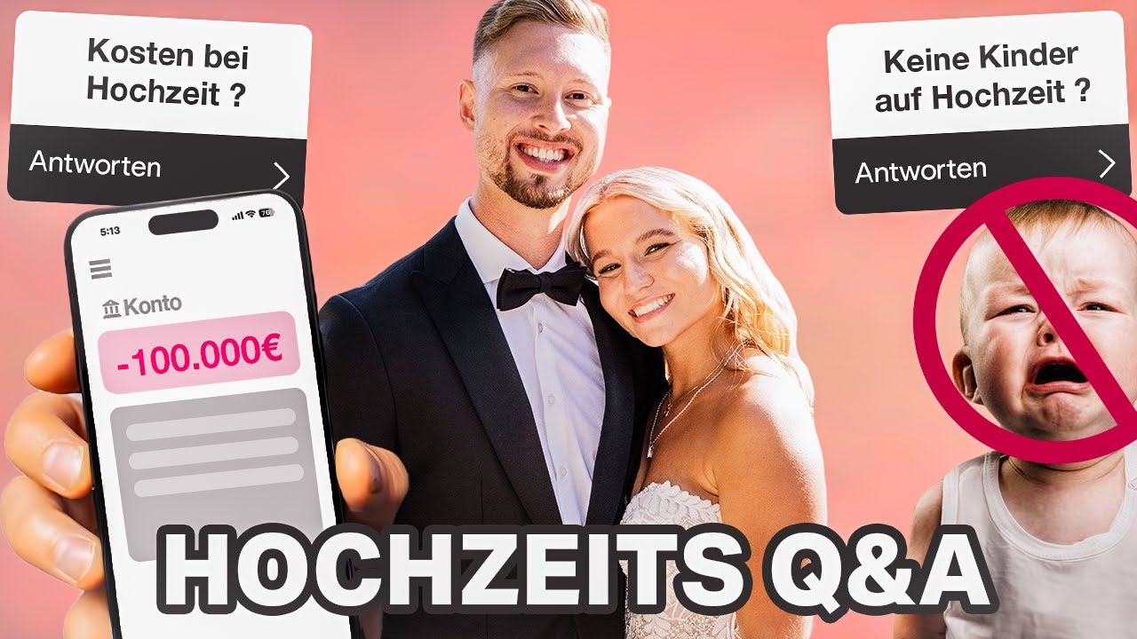 Die Wahrheit &uuml;ber unsere Hochzeit💍 Kosten , Regeln, Fails, Secrets |  Q&A