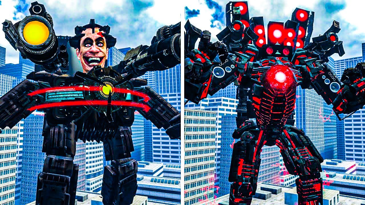 WHAT IF COMBINE MECHA ASTRO G-MAN WITH TITAN SPEAKERMAN? = NEW MECHA ASTRO TITAN SPEAKERMAN! - GMOD