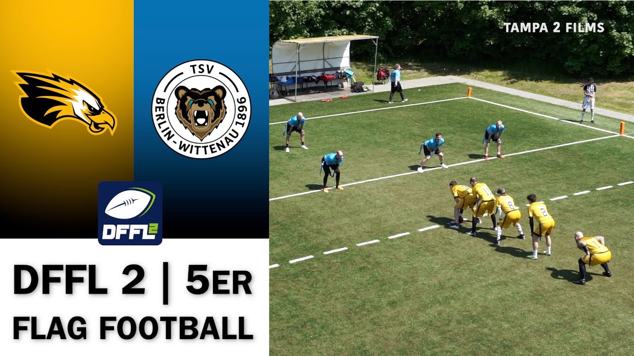 DFFL 2 | Berlin Adler vs. Wild Grizzlies | 5er Flag Football | 2023