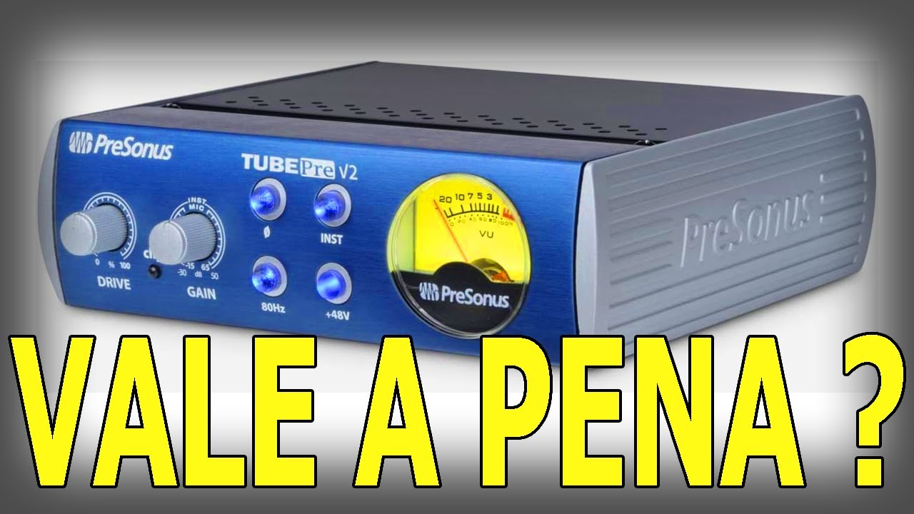 Pré Amplificador TUBEPRE - PRESONUS Pre-valvulado