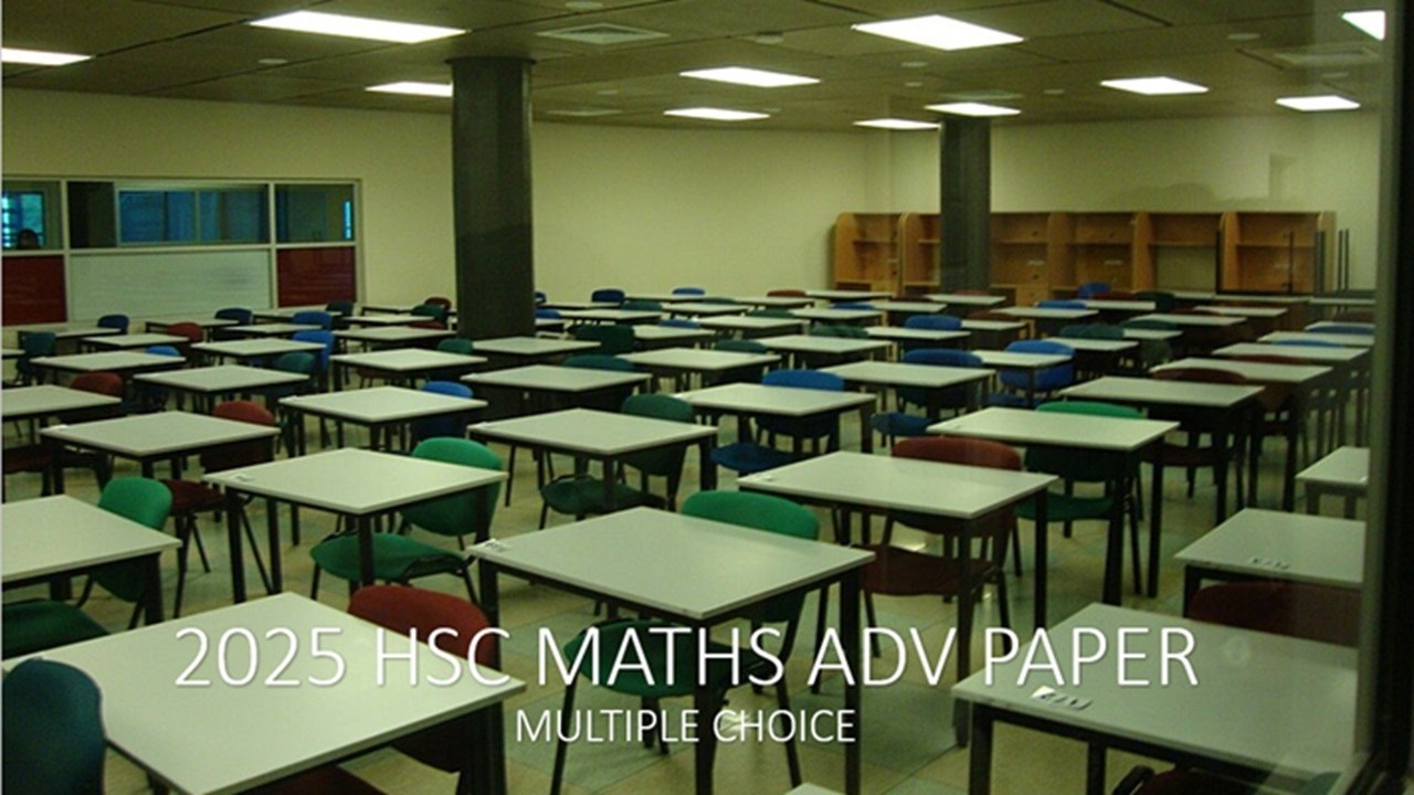 Экзаменационный тест по математике для старших классов средней школы (HSC) 2025 года — тест с вар...