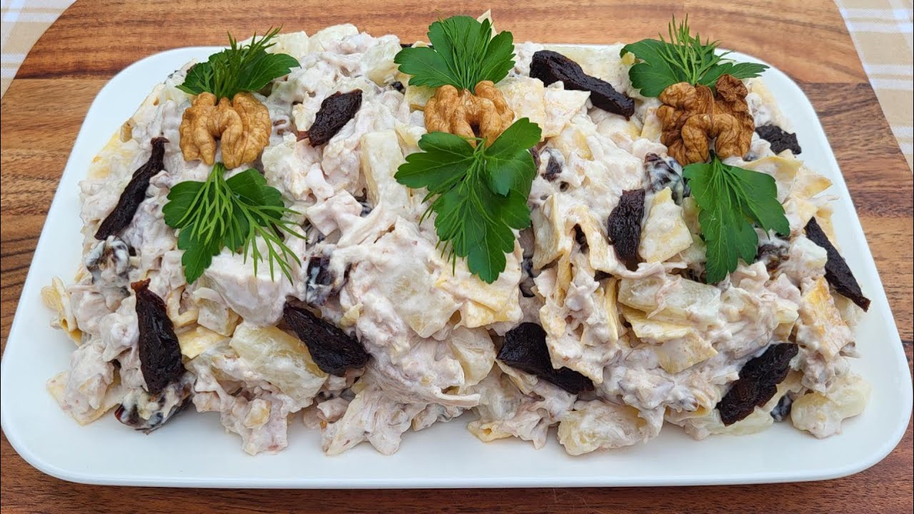 🥗 Салат НОВИНКА! «Женская Интрига» к 8 марта — настоящая интрига для вкусовых рецепторов!