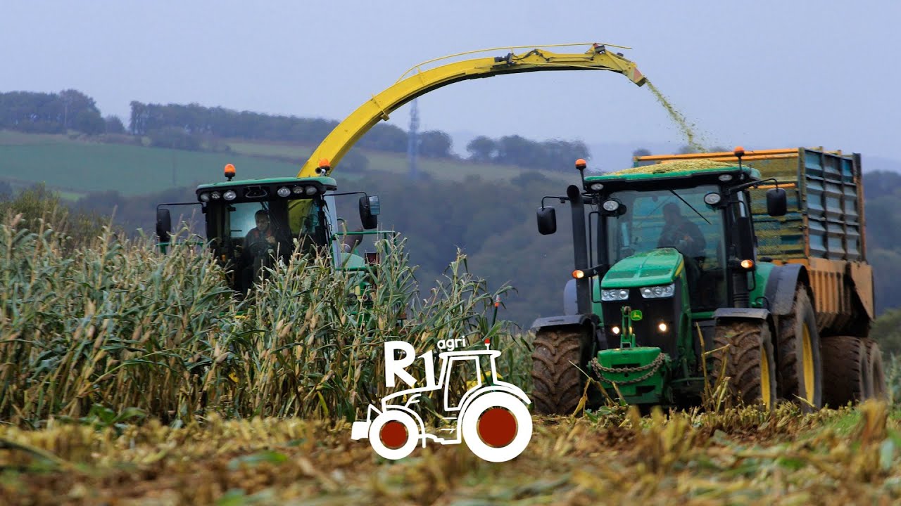 🌽🌽ENSILAGE MAIS 2020 EN BRETAGNE ETA DE L'ELORN JOHN DEERE FENDT NEW HOLLAND SILAGE HAKSELEN🐄🐂