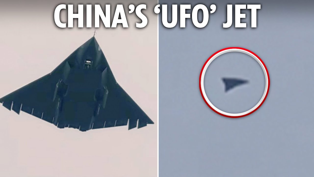 Watch China's 'UFO' stealth fighter jet take to the skies in chilling footage