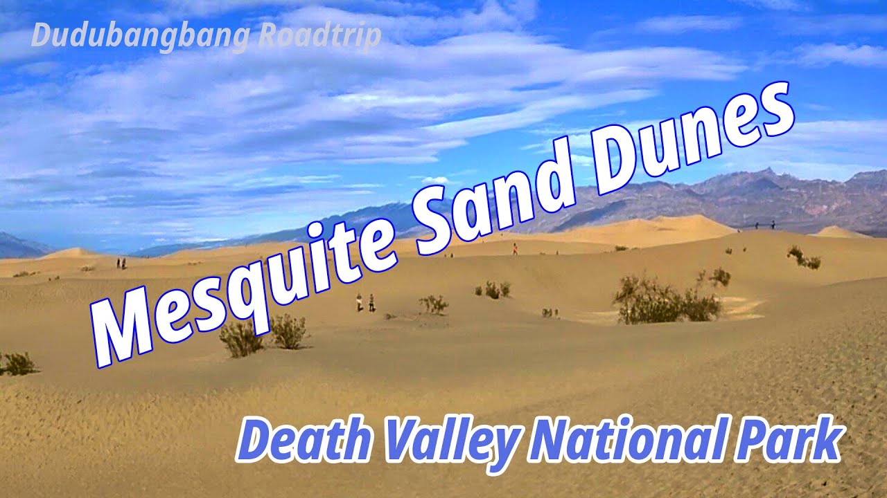 Mesquite Flat Sand Dunes - Death Valley national Park