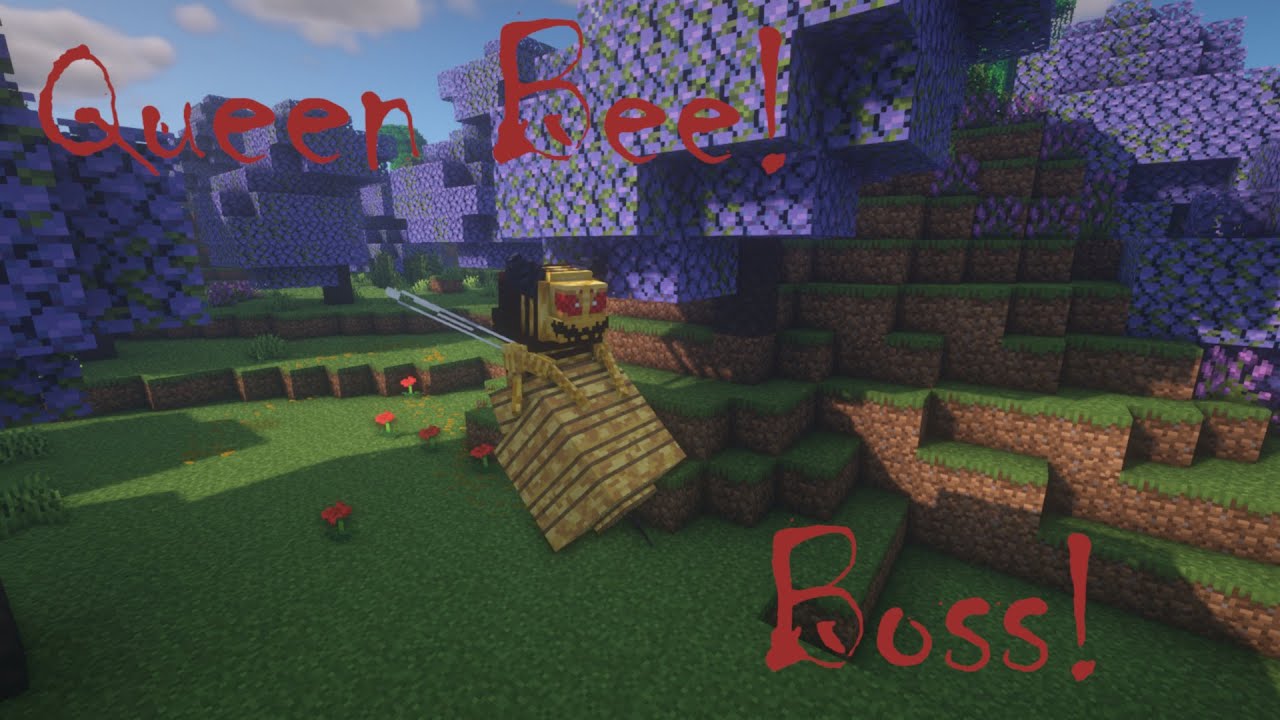 Queen Bee in Minecraft! Королева Пчёл в Майнкрафт!