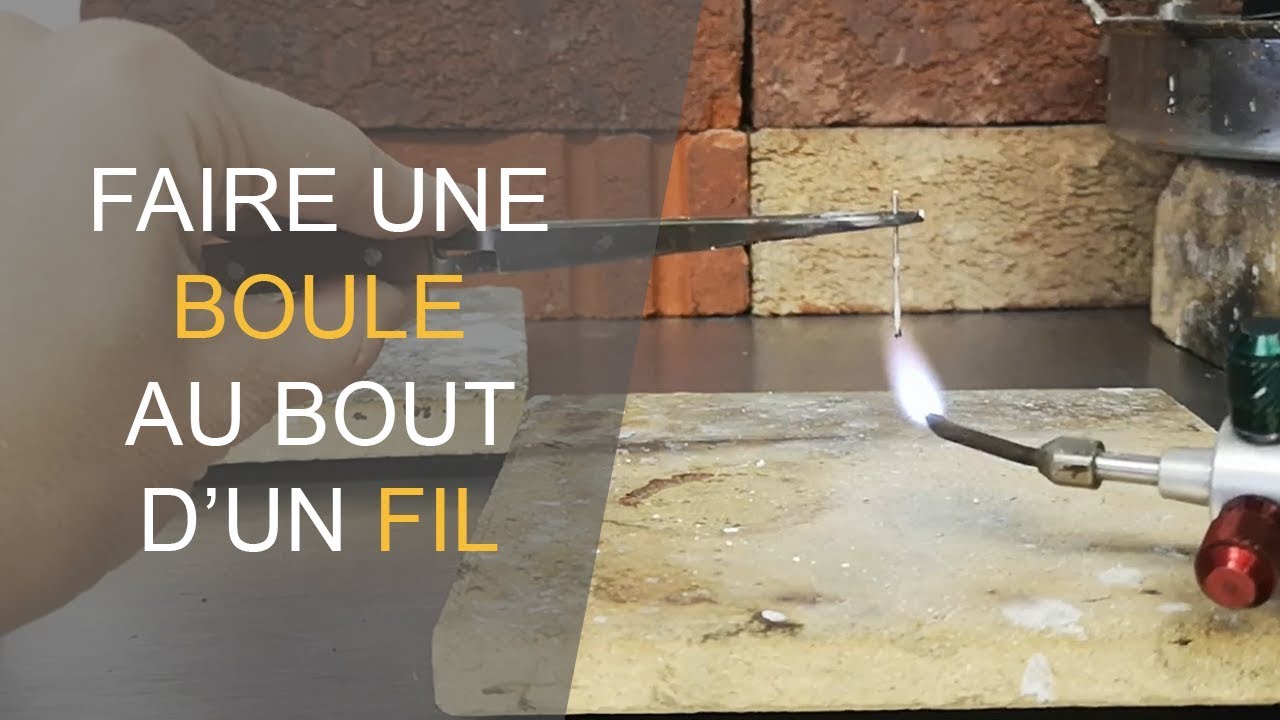 Comment faire une boule au bout d'un fil ?