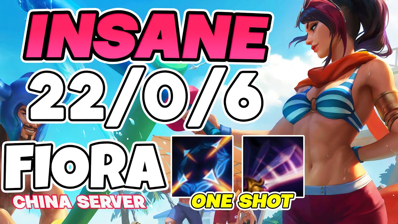 CHALLENGER 1400LP PRO FIORA GAMEPLAY CHINA SERVER - WILD RIFT FIORA