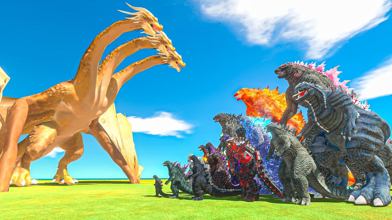 King Ghidorah vs All Godzilla Forms – Who is the Strongest Kaiju?