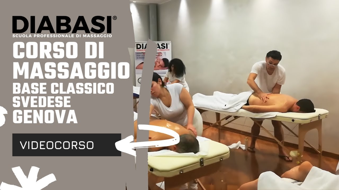 Corso Massaggio Base Classico Svedese (Genova) | DIABASI&reg; Scuola di Massaggio