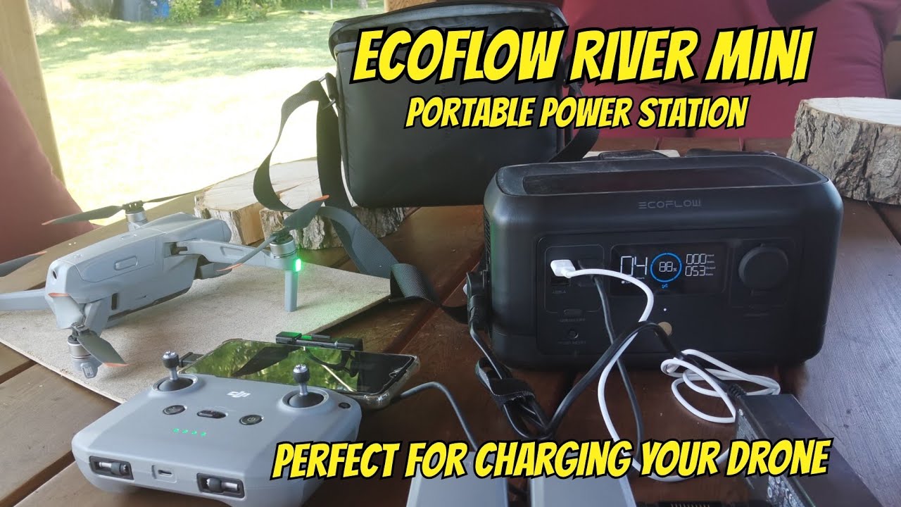 Perfect solar battery power station for my new drone? Ecoflow River Mini 300w portable power