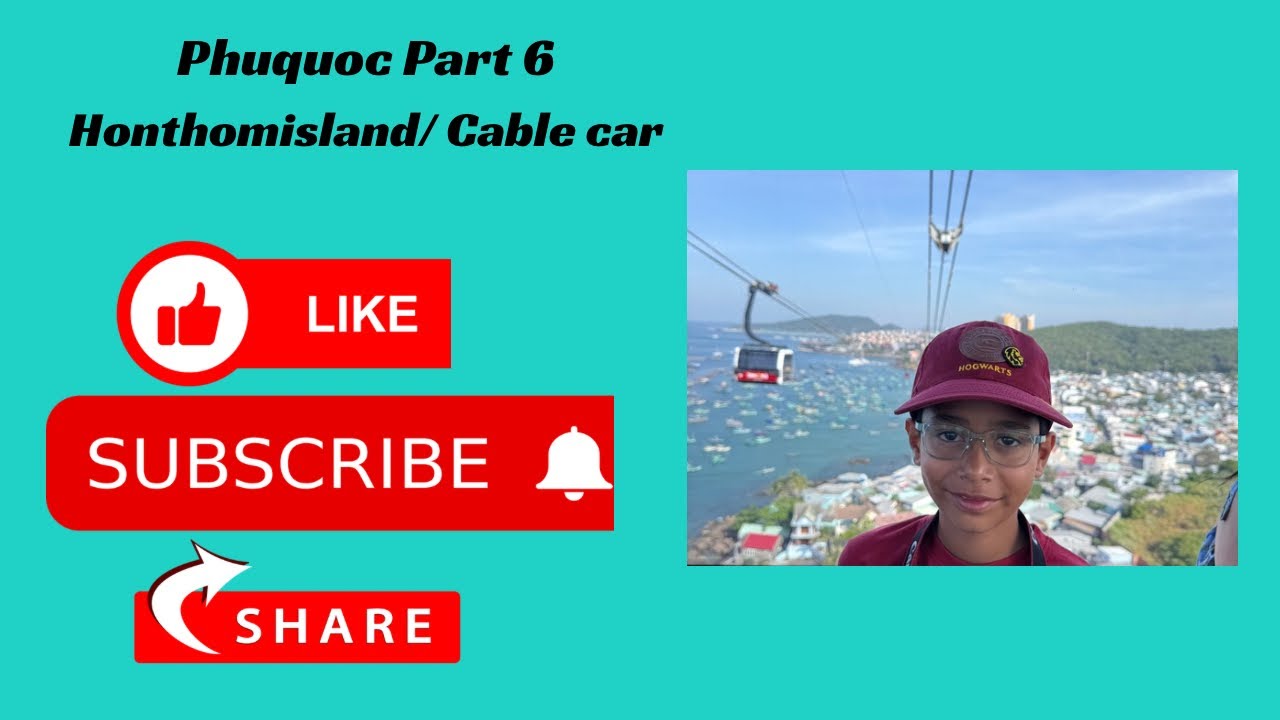 Phuquoc Part 6 - Honthom island, cablecar