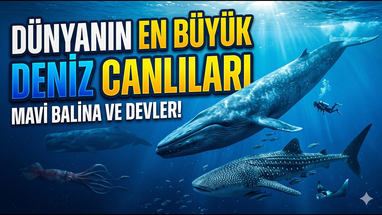 D&uuml;nyanın En B&uuml;y&uuml;k DENİZ CANLILARI | D&uuml;nyanın En B&uuml;y&uuml;k Balığı | En B&uuml;y&uuml;k Balıklar | En B&uuml;y&uuml;k Balık