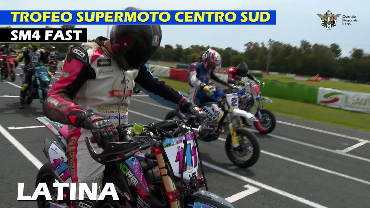 SM4 FAST GARA LATINA TROFEO CENTRO SUD SUPERMOTO