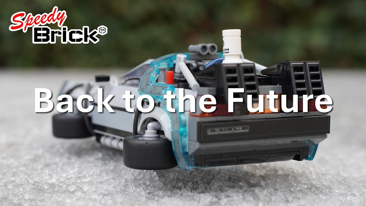Сборка и обзор набора Lego Speed ​​Champions 77256 DeLorean из фильма «Назад в будущее».