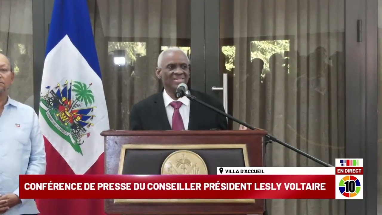 FLASH: CONFÉRENCE DE PRESSE DES CONSEILLERS PRÉSIDENT LESLY VOLTAIRE ET EDGAR LEBLANC FILS