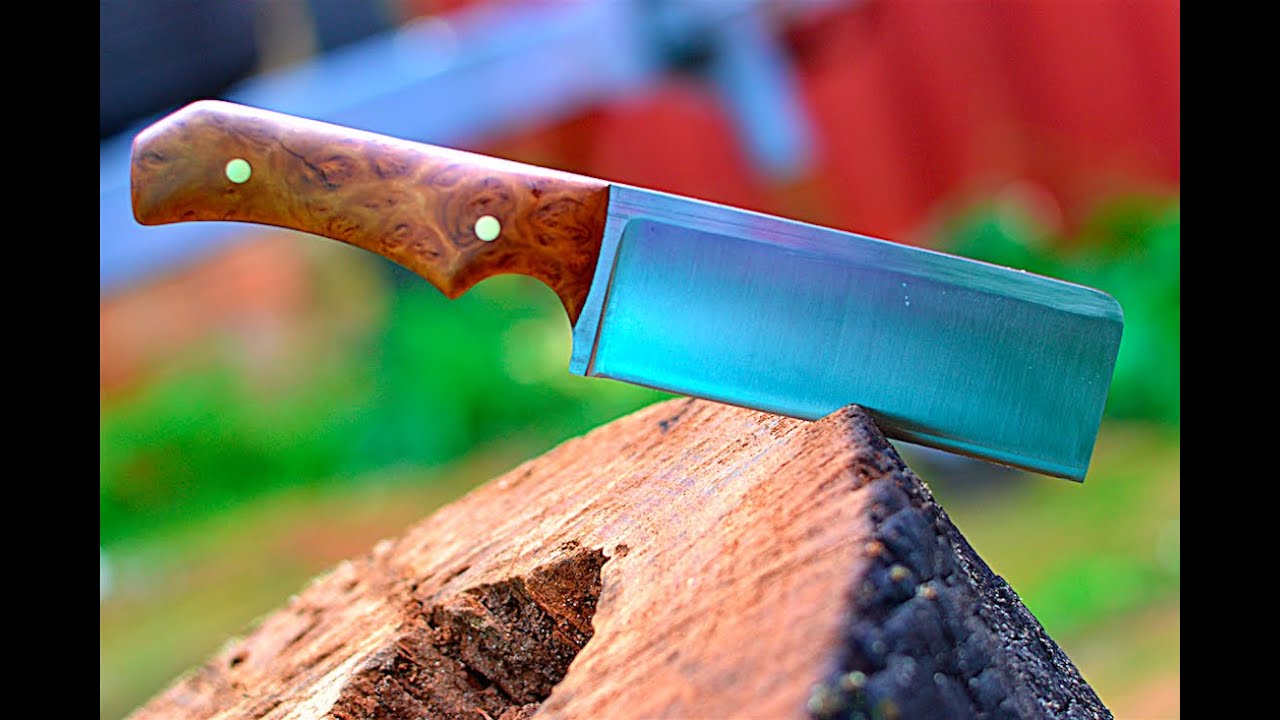 Knife making - making a mini cleaver style knife