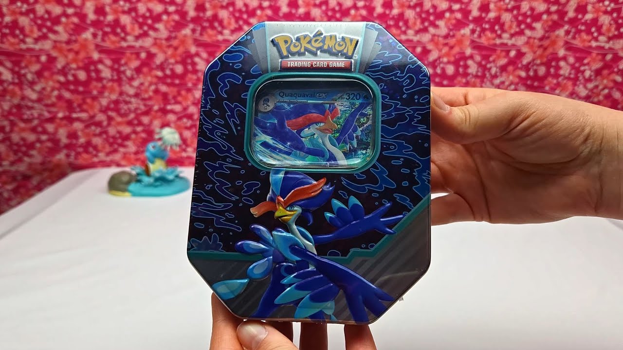 Pokemon Paldea Partners Tin - Quaquaval ex | Pokemon Cards and Chill