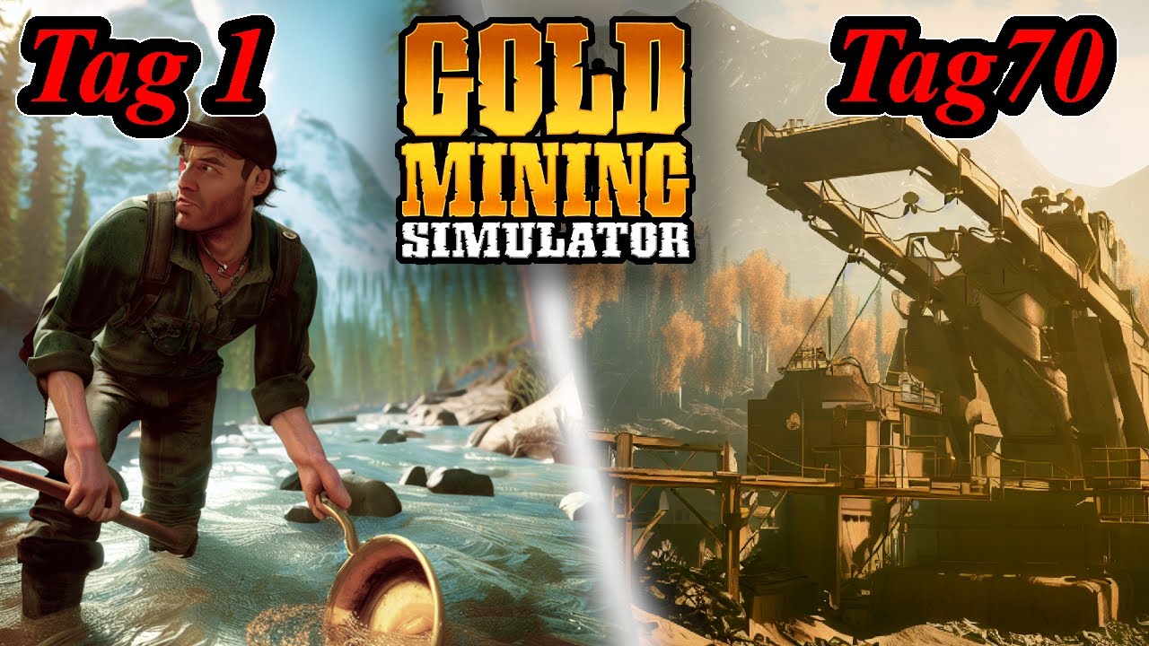 Ich habe 70 Tage in Alaska nach Gold gesucht und das ist passiert! | Gold Mining Simulator
