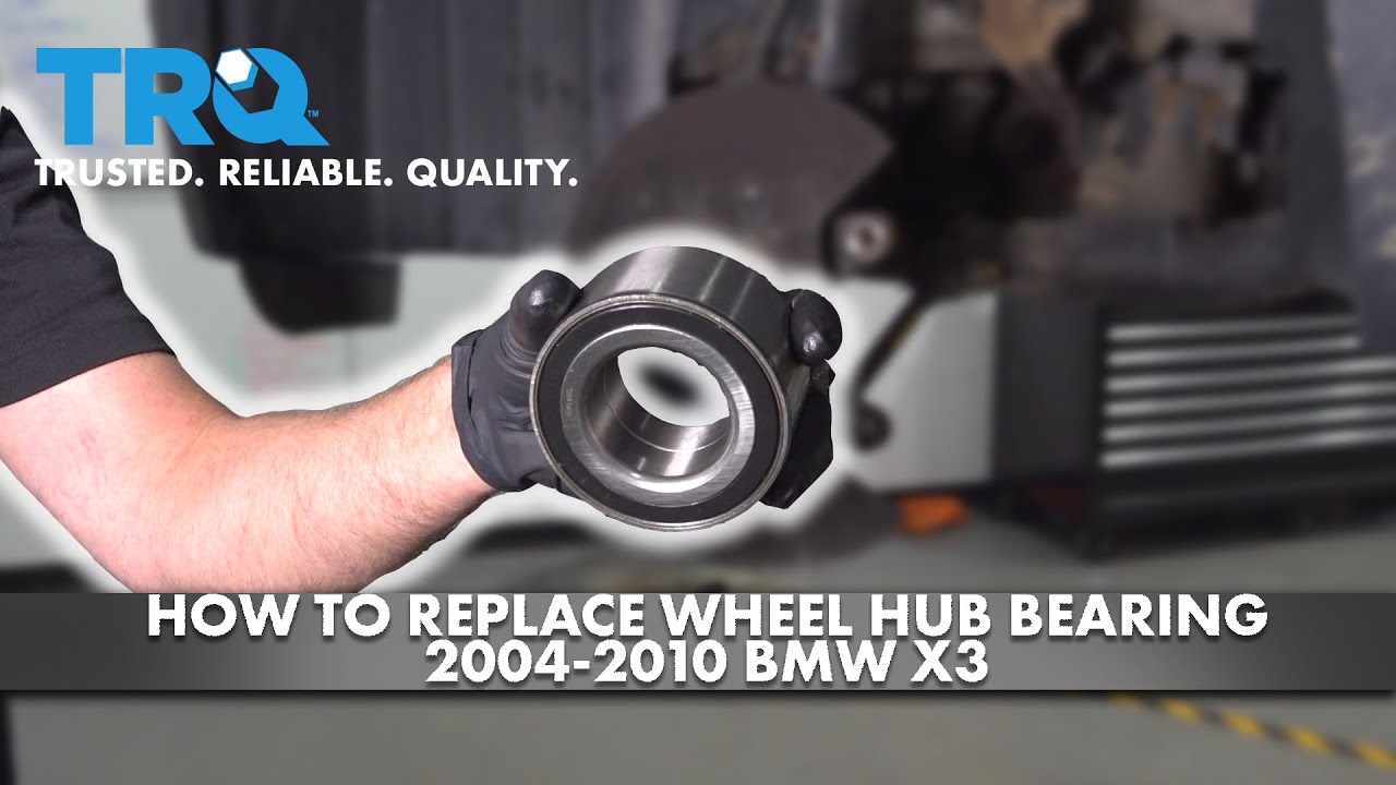 Как заменить подшипник ступицы переднего колеса на BMW X3 2004-2010