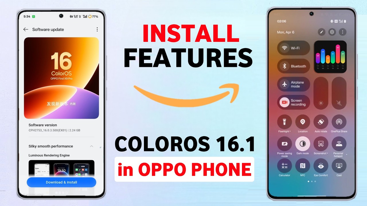 Install ColorOS 16.1 Update Features in Oppo Phones | How to Install ColorOS 16.1 Update