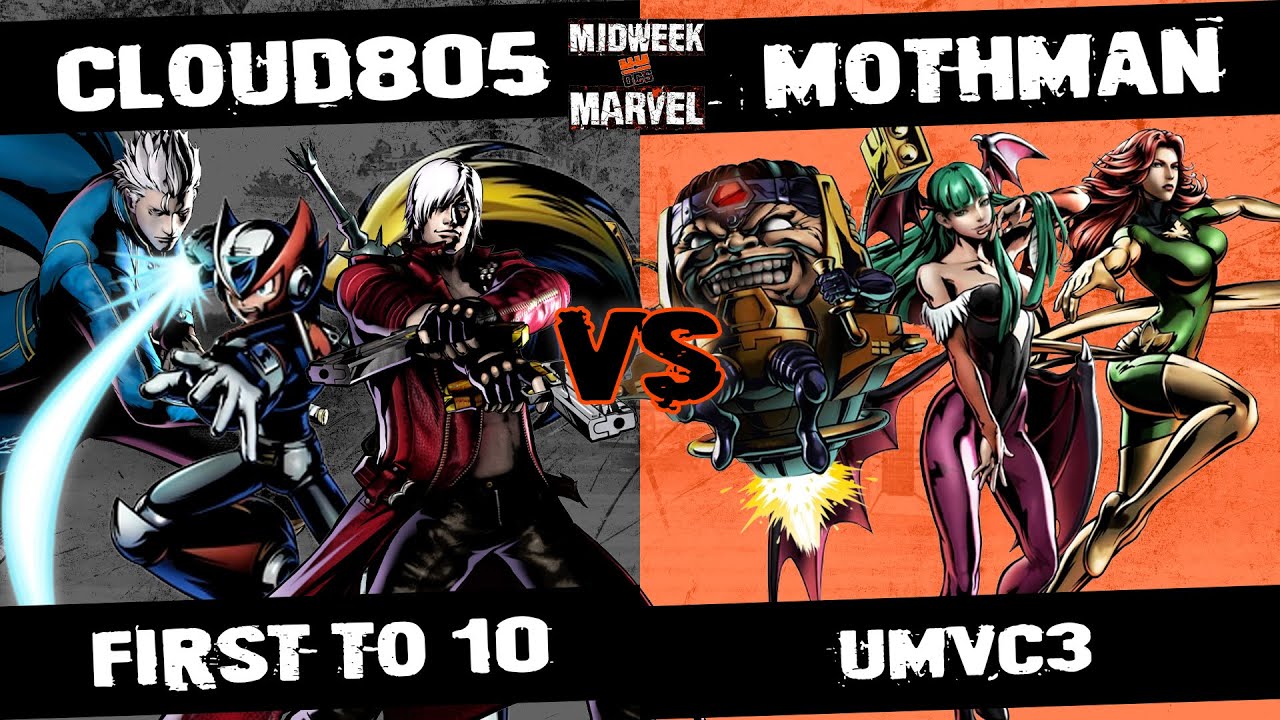 Cloud805 vs Mothman | Ft10 | Ultimate Marvel vs Capcom 3