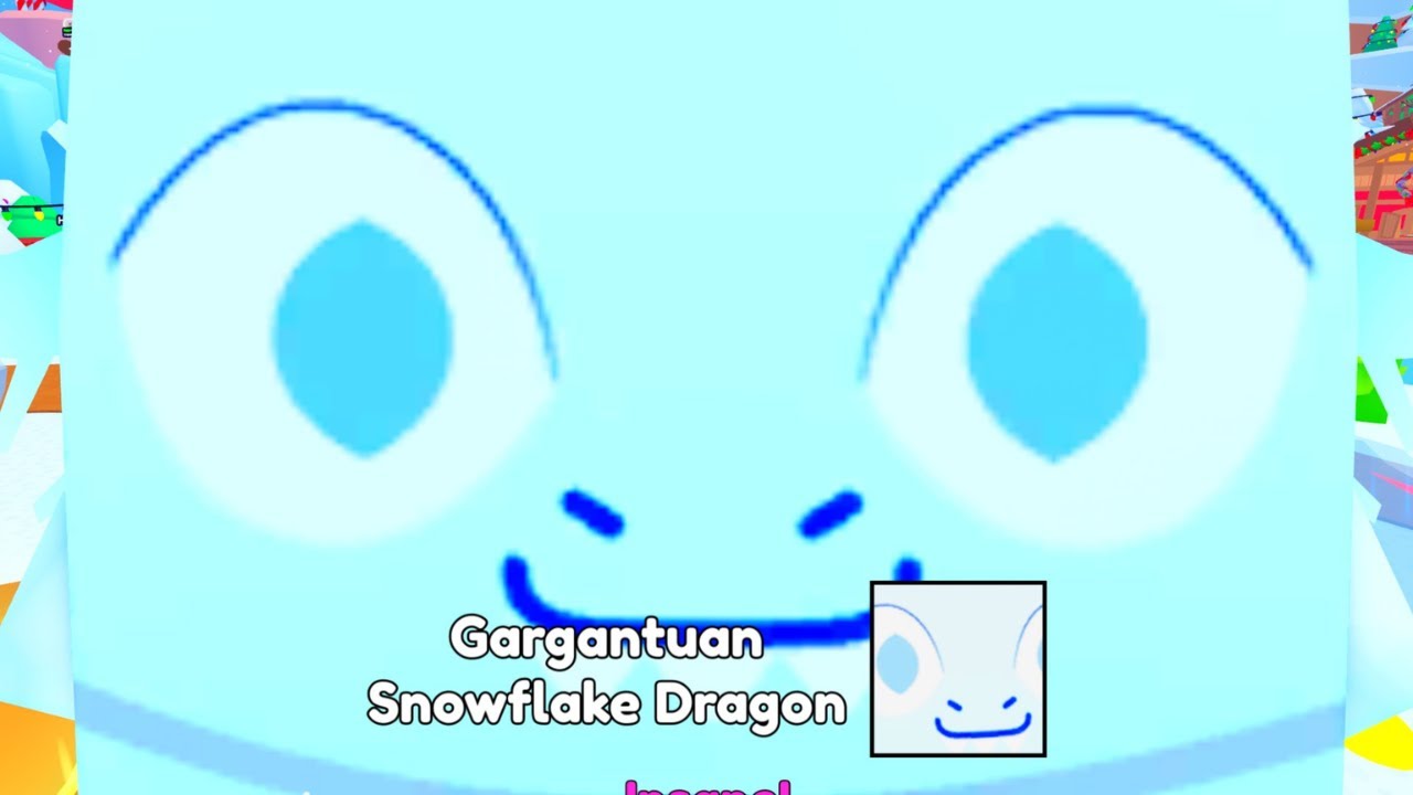 I Hatched & Traded GARGANTUAN Snowflake Dragon in Pet Simulator 99!