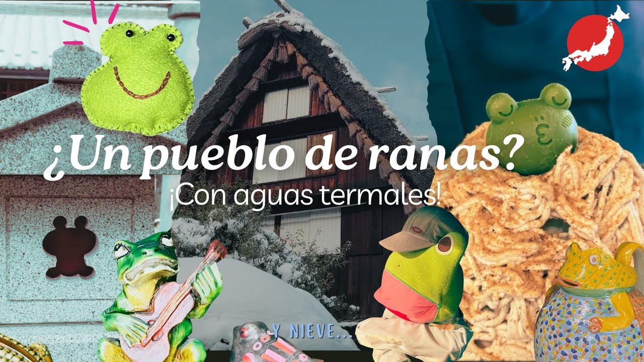 ¡¿Pueblo de ranas?! Un Onsen único en Japón