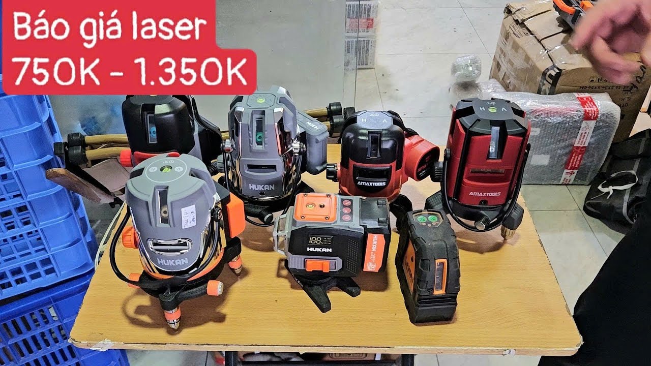 Báo giá các dòng máy laser tia xanh, giá từ 750K - 1.350K