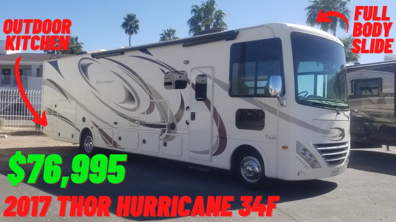 Видеообзор Thor Hurricane 34F 2017 года! Уличная кухня с огромной горкой всего за 76 995 долларов...