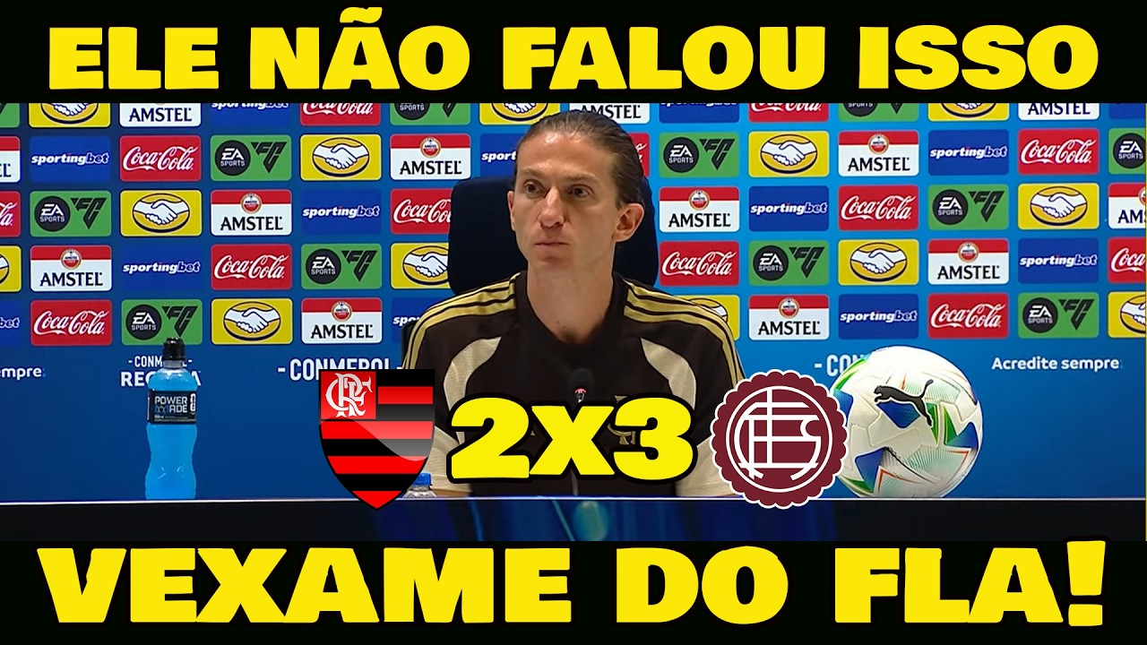 FILIPE LUÍS FALOU NA ENTREVISTA QUE O FLAMENGO JOGOU MUITO BEM! FLAMENGO 2x3 LANÚS.