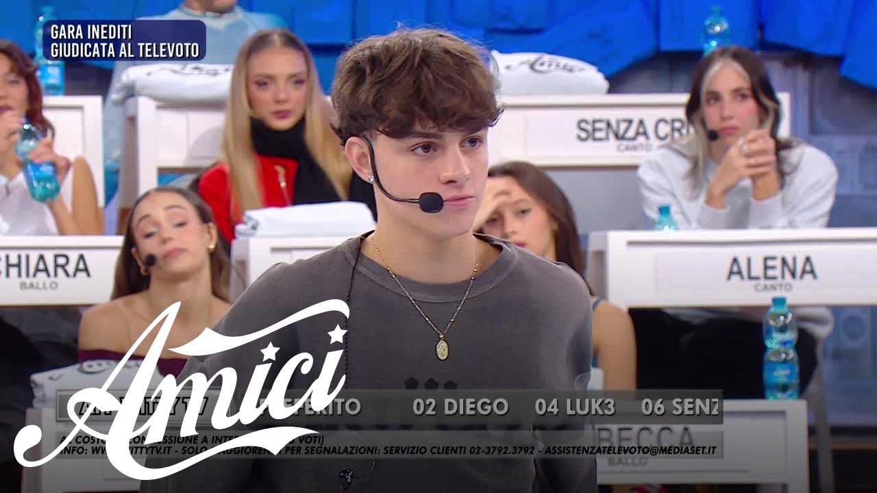 Amici 24 - Luk3 - Parigi in motorino