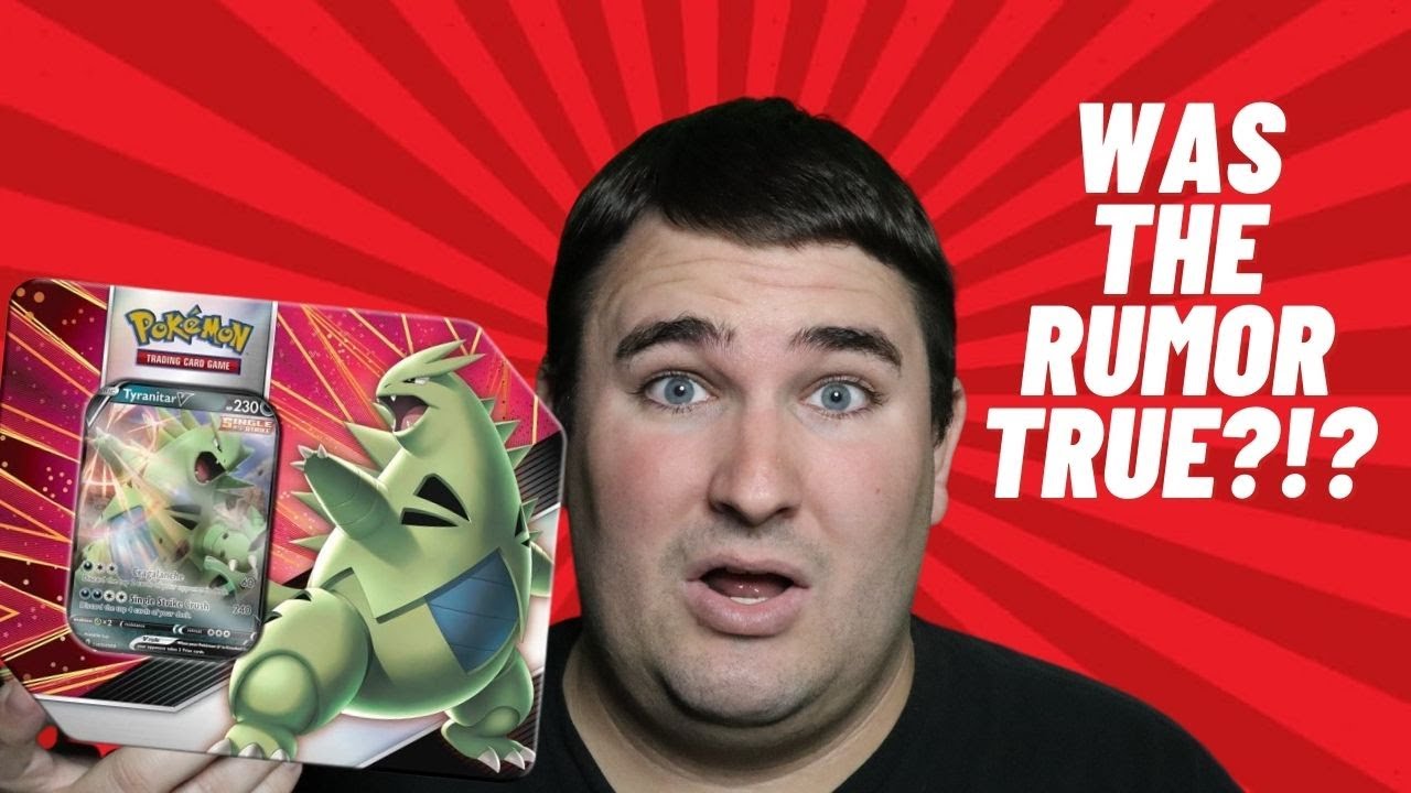 I Opened a Tyranitar V Battle Styles Tin and Found...THIS!