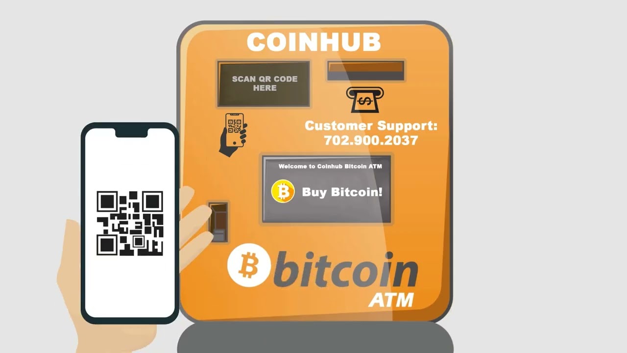 How to Buy Bitcoin with Cash through a Bitcoin ATM - Coinhub Bitcoin ATM
