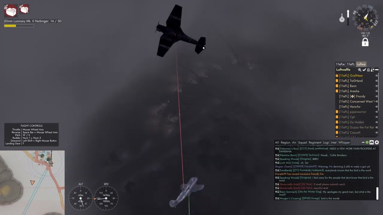 Bomber Protection and dogfights