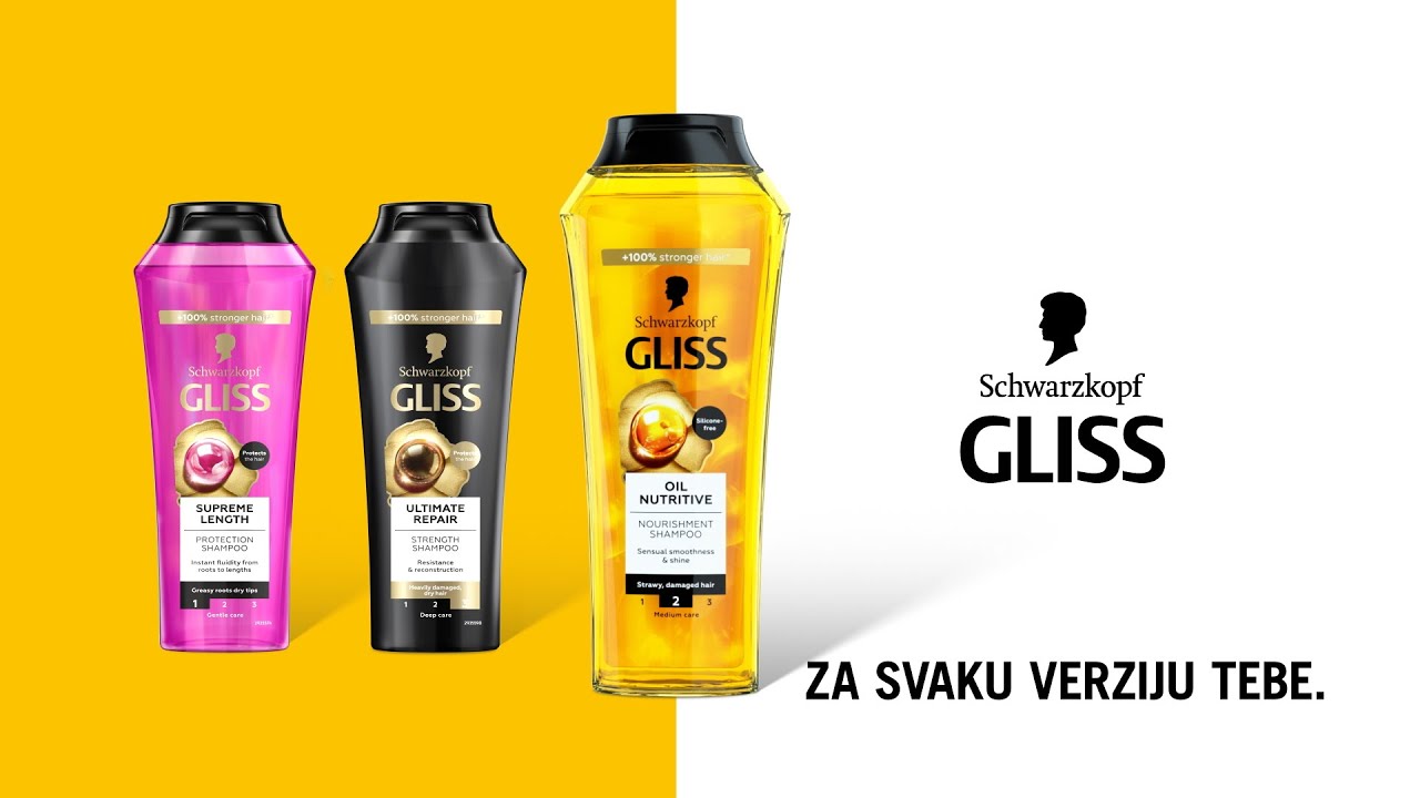 Njega i obnova uz Gliss šampone