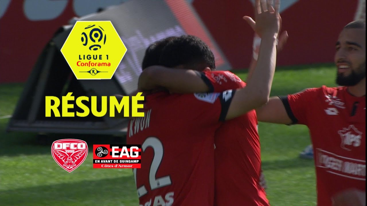 Dijon FCO - EA Guingamp ( 3-1 ) - Résumé - (DFCO - EAG) / 2017-18