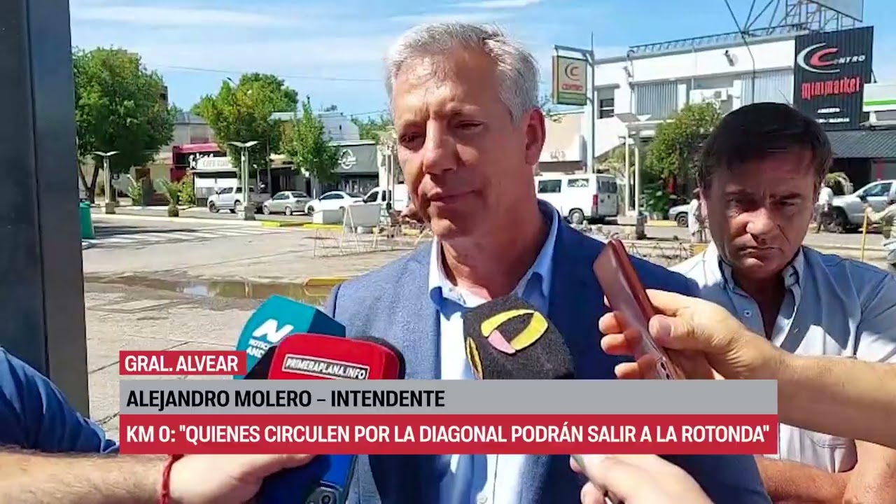 KM 0: QUIENES CIRCULEN POR LA DIAGONAL PODRÁN SALIR A LA ROTONDA