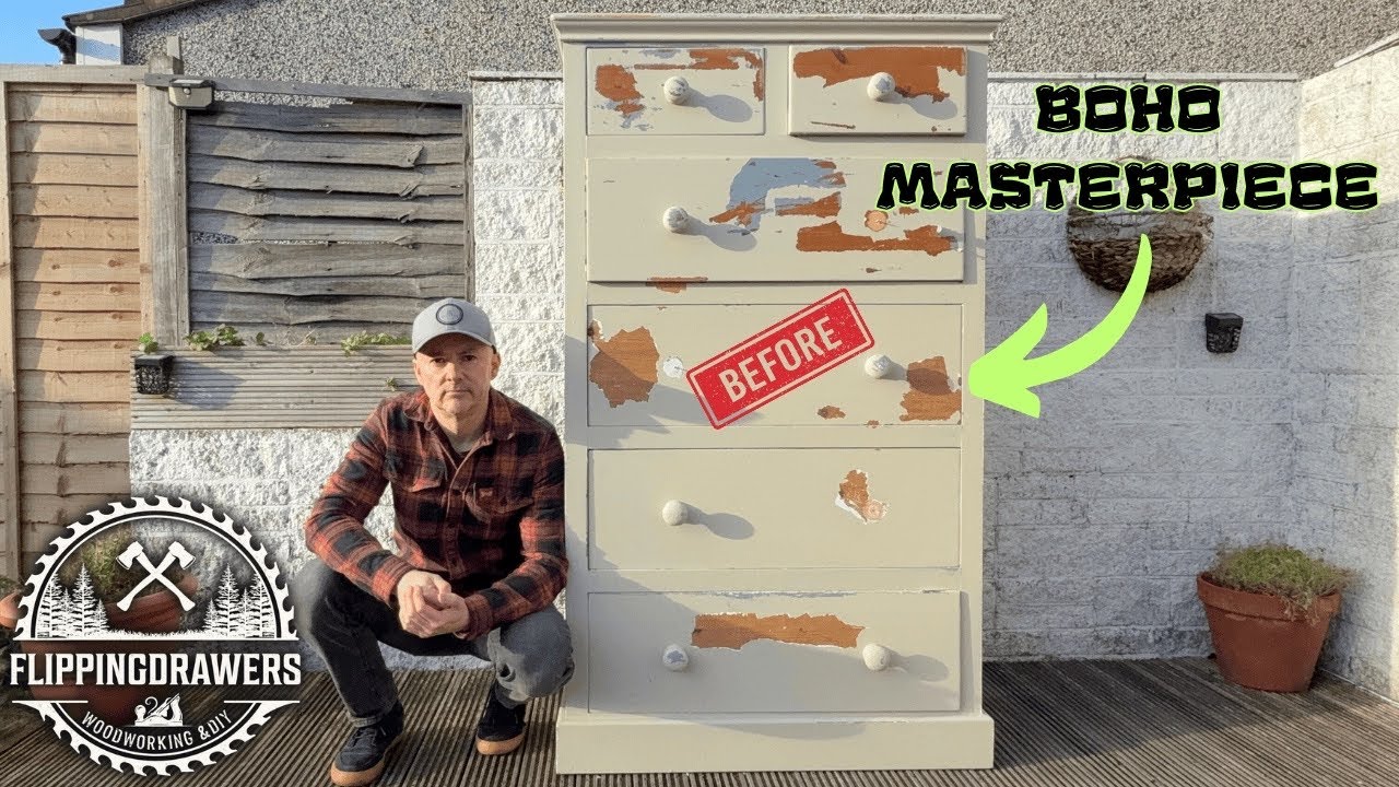 The Biggest Dresser I've Ever Seen - Trash to Boho Beauty