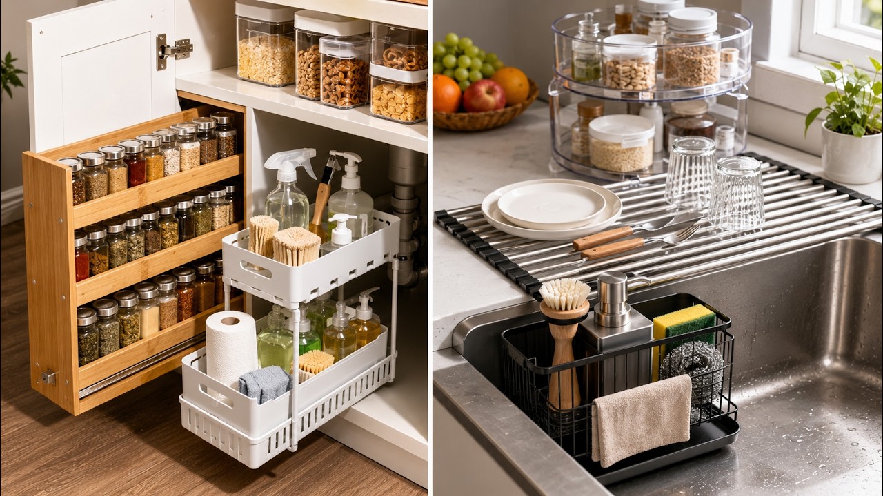 25 Unique Space Saving Kitchen Organizer on Amazon In 2026